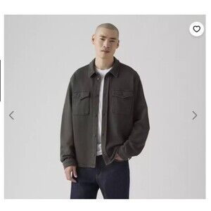 Levi's Bayview Soft Worker Sweatshirt Phantom Black XXL Utilitarian Gorpcore